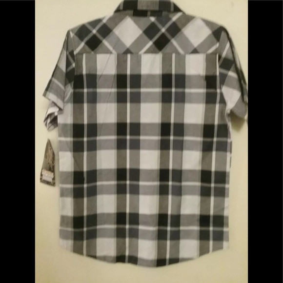 Street Rules Button Down Size 10/12 M Short Sleeve - Picture 3 of 4